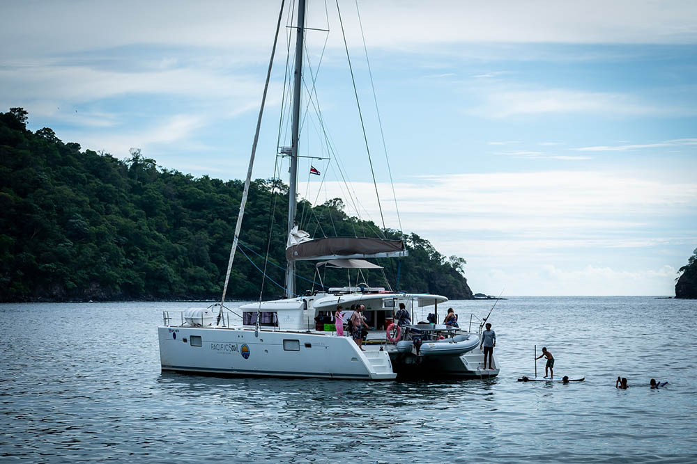 Papagayo Guanacaste catamaran sailing