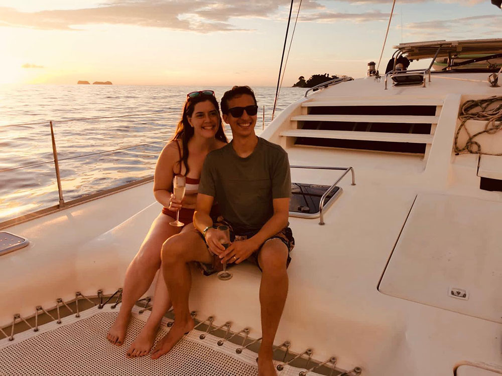 Sunset sailing